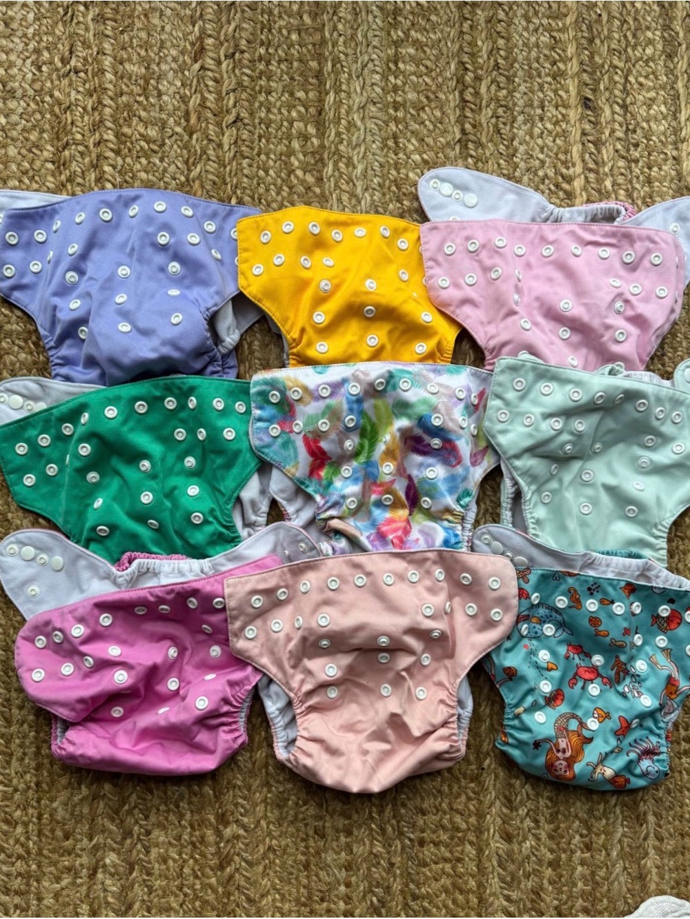 Cloth diaper bundle with inserts - Picture 2 of 5